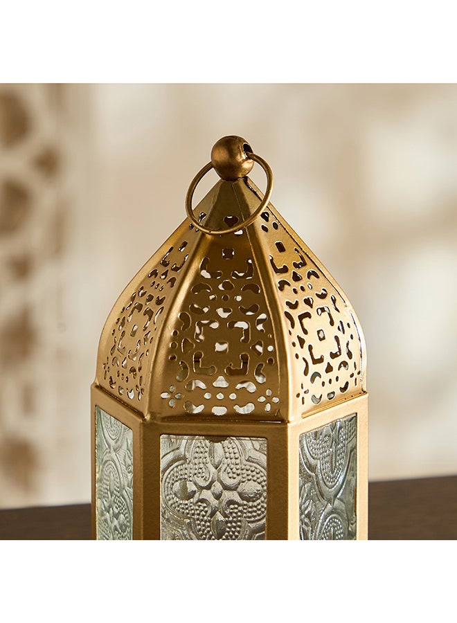 Home Box Aurum Arabesque Decorative Lantern Gold - Image 3